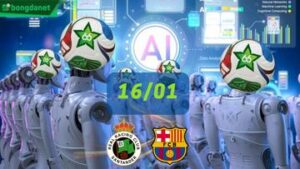 Siêu máy tính dự đoán bóng đá ngày 16/1/2026 tâm điểm Racing Santander gặp Barcelona